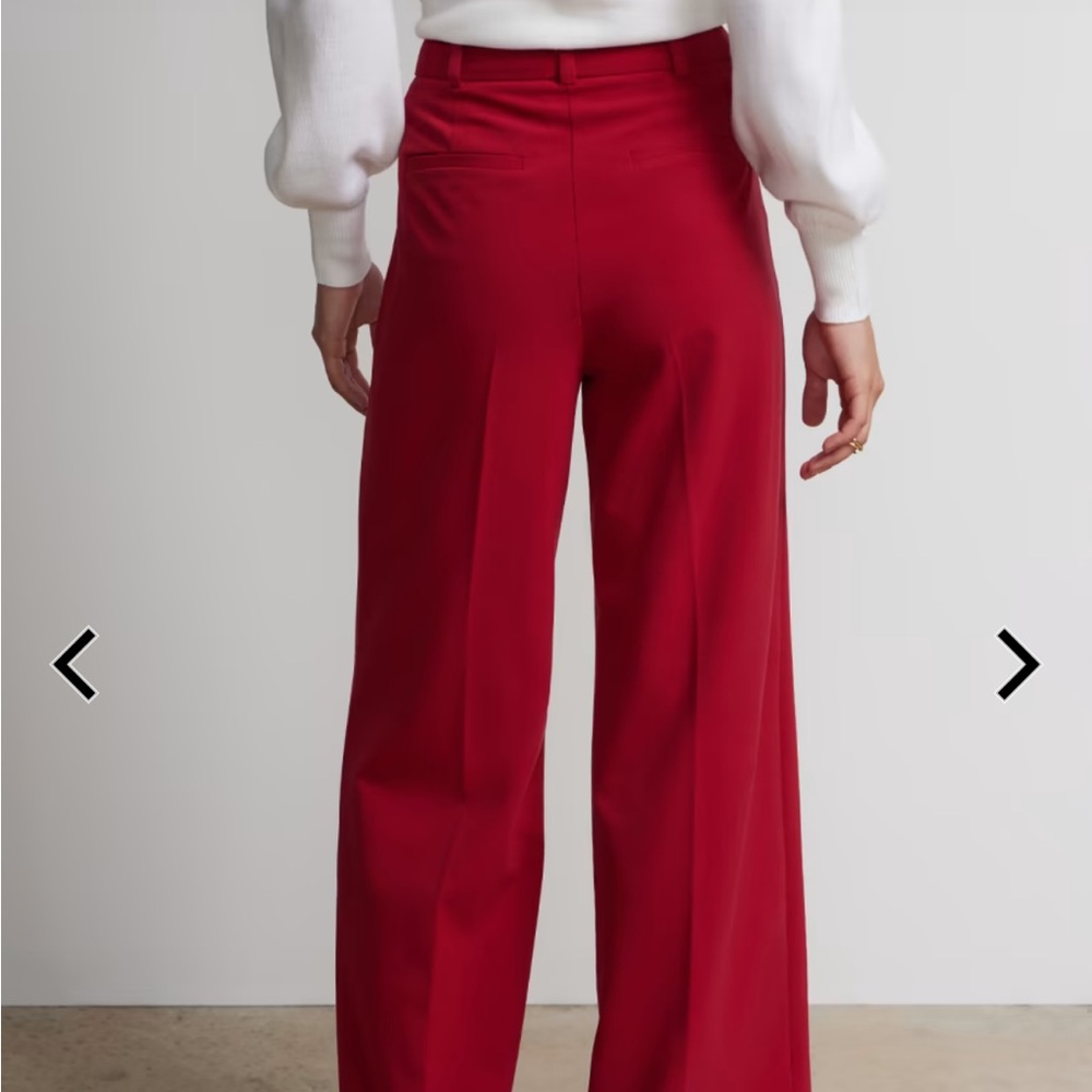 New York & Company Wide Leg Pants in Red - Picture 2 of 5